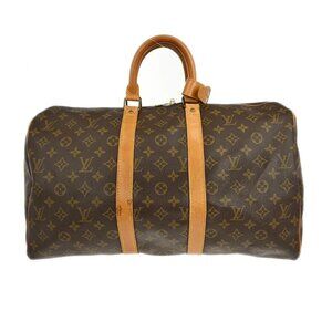 LOUIS VUITTON KEEPALL 45 DUFFLE HANDBAG MONOGRAM M41428 892FC YQ04124 BN02